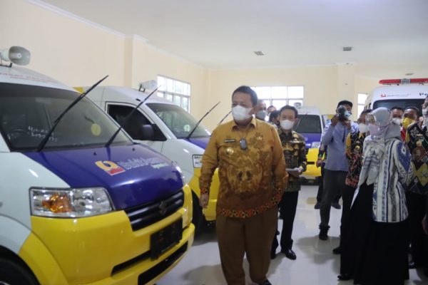 Pemprov Lampung Terima Hibah Puluhan Kendaraan dari PT Bukit Asam