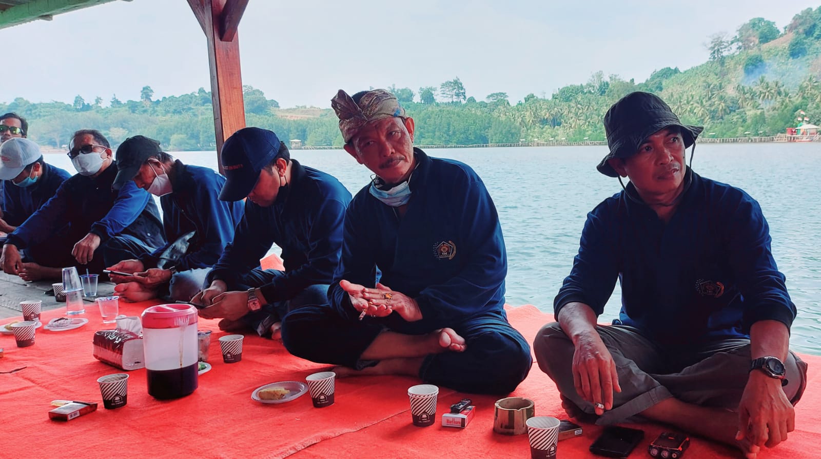 PWI Pesawaran Gelar Pelatihan Jurnalistik di Rumah Apung