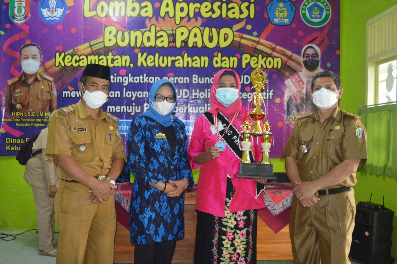 Bunda PAUD Pekon Banjarejo Pringsewu Raih Juara 1 Lomba Apresisasi Bunda PAUD Tingkat Kabupaten