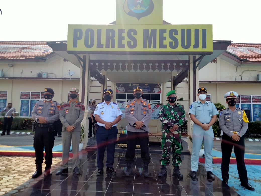 Kapolres Mesuji Pimpin Apel Operasi Patuh Krakatau 2021