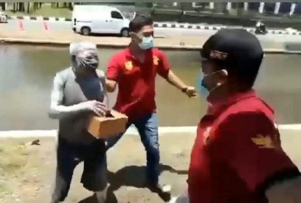 Terjaring Rajia Pol PP Pensiunan Polisi Jadi Manusia Silver, di Tangerang Polisi Selidiki Ekpolitasi Bayi Silver