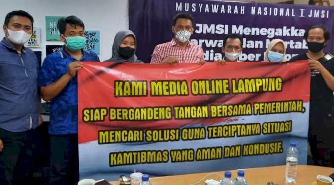 Subdit V Ditintelkam Polda Lampung Kunjungan ke RMOLLampung