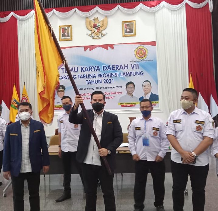Romadhona Kembali Nahkodai Karang Taruna Lampung