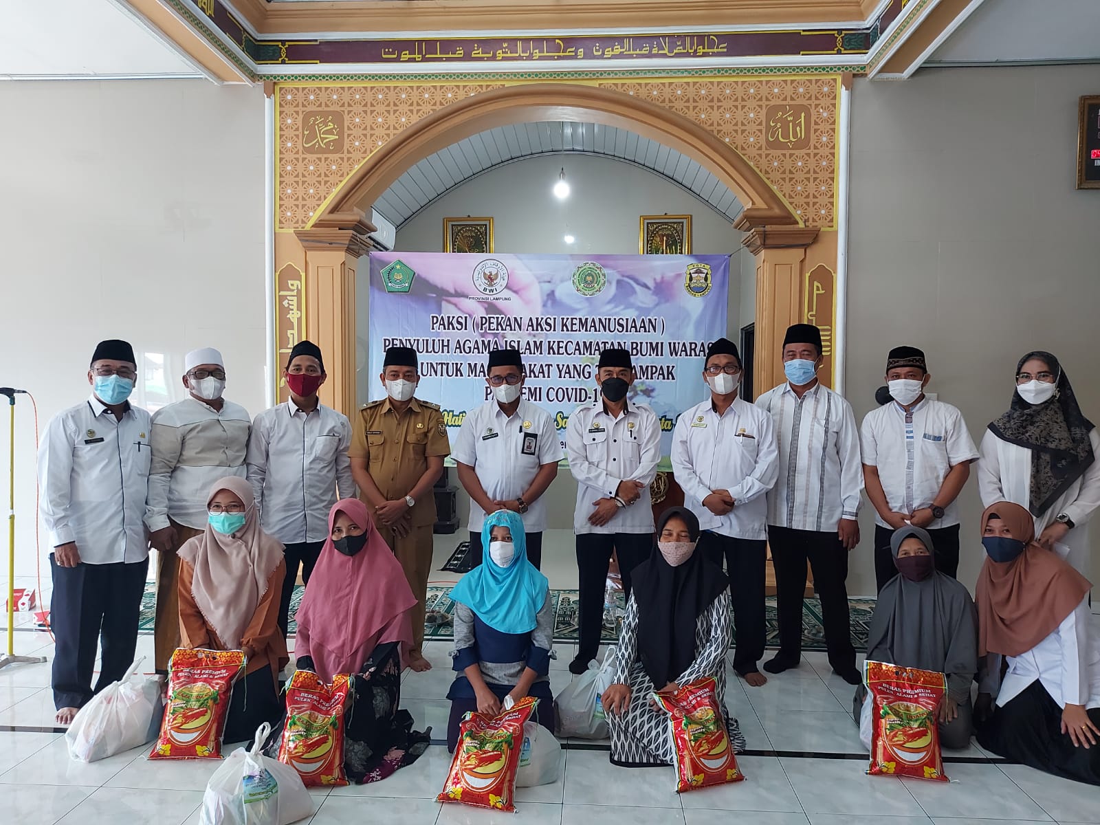 KUA Bumi Waras Gelar Pekan Aksi Kemanusiaan Penyuluh Agama Islam