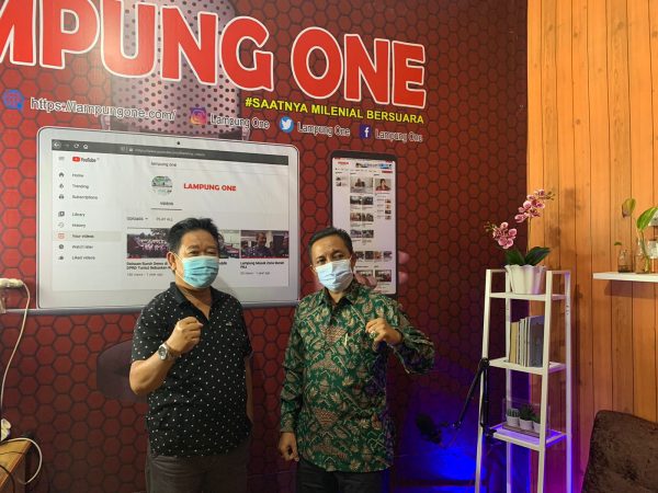 Roadshow Kadis Kominfotik, Ganjar Kunjungi Harian Lampungone