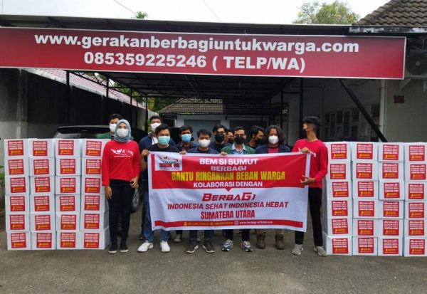 BEM SI Sumut Gelar Aksi Mulia di Medan, Berbagi untuk Warga