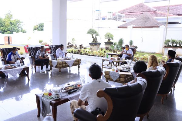 Gubernur Terima Audiensi Media Tribun Lampung