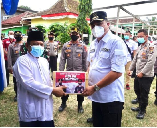 Kakorbinmas Baharkam Polri Tinjau Pelaksanaan Vaksinasi di Lamteng