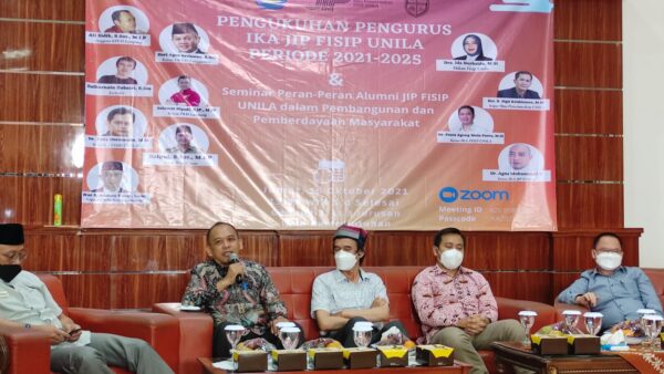 IKA JIP FISIP Unila 2021-2025 Dikukuhkan