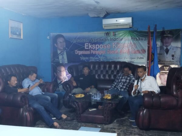 Wira Hadikusuma Kunjungi PWI Pesawaran, Ismail Ingatkan Perlindungan Hukum Wartawan