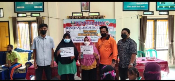 Puluhan KPM Pekon Gunung Kemala Timur Kembali Terima BLT Dana Desa