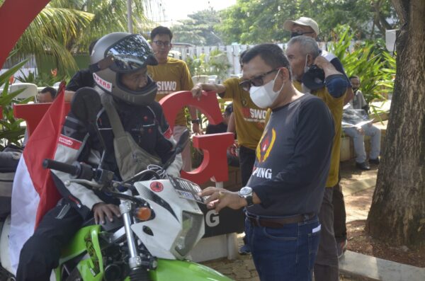 Supriyadi Alfian Sambut Kedatangan Tim Touring Jelajah Kebangsaan Wartawan PWI