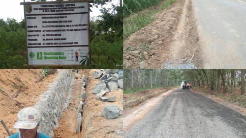 Proyek Jalan Provinsi Rp1,9 Miliar Ruas Jalan Sp Tujok-Panaragan Jaya Asal Jadi?