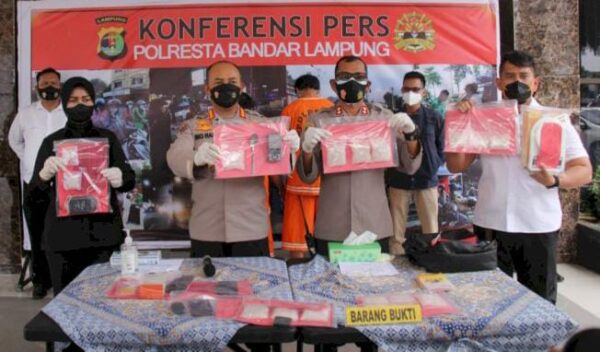 Amankan 1 Kg Sabu, Polresta Gulung Pengedar Jaringan Aceh
