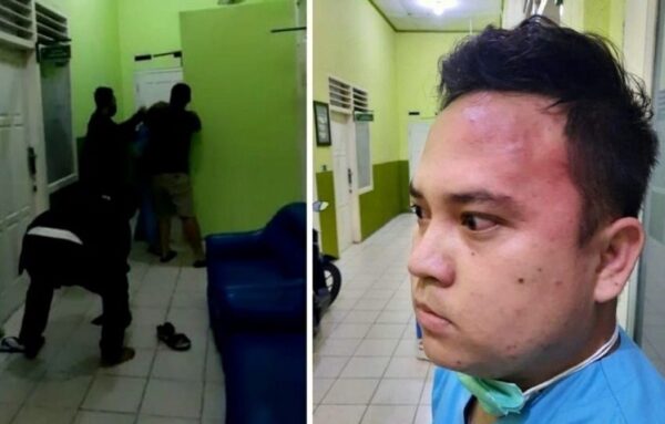 Tiga Pelaku Penganiaya Perawat Puskes Kedaton Mulai Sidang, Pelaku Pemukulan Dimulai Oleh Oknum Anggota Polisi
