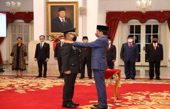 Presiden Lantik Jenderal Dudung Abdulrahman Jabat KASAD