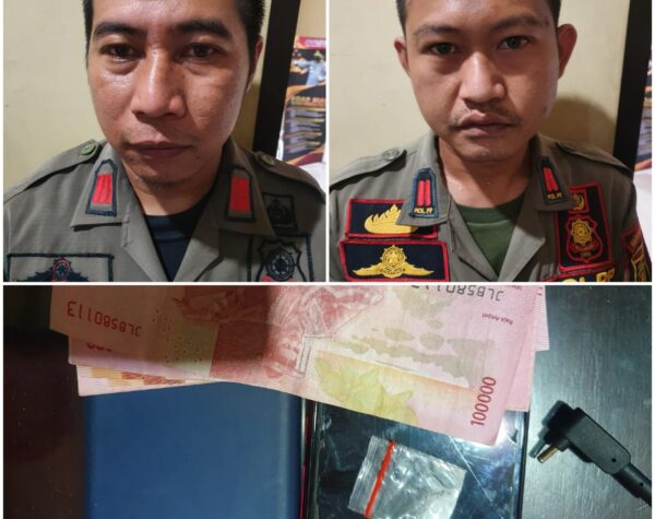 Dua Oknum Satpol PP Ini Habiskan Uang Piket untuk Beli Sabu-Sabu
