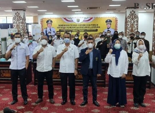 Diskominfotik Lampung Gelar Bintek Komunikasi Publik Herman Batin Mangku dan Juwendra Jadi Pembicara