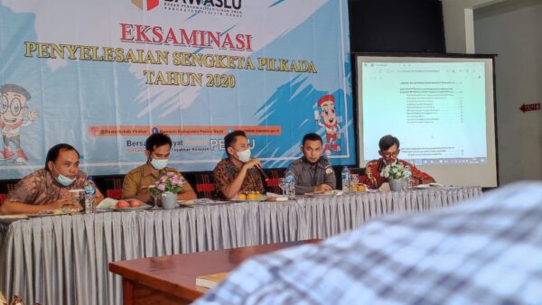 Bawaslu Pesisir Barat Eksaminasi Penyelesaian Sengketa Pilkada