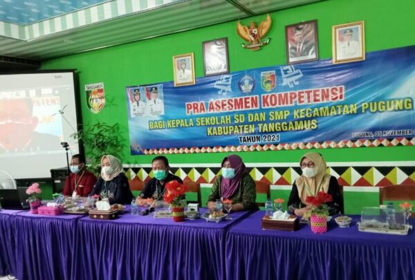 Kepala SD SMP Tanggamus Pelatihan Pra Asasemen