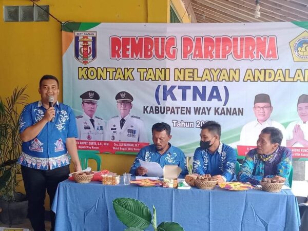 Widyo Kuncoro Aklamasi Pimpin Kembali KTNA Way Kanan