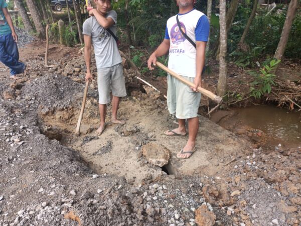 Proyek Asal Jadi CV Aulia Akbar Akhir Bongkar Ulang Gorong-gorong