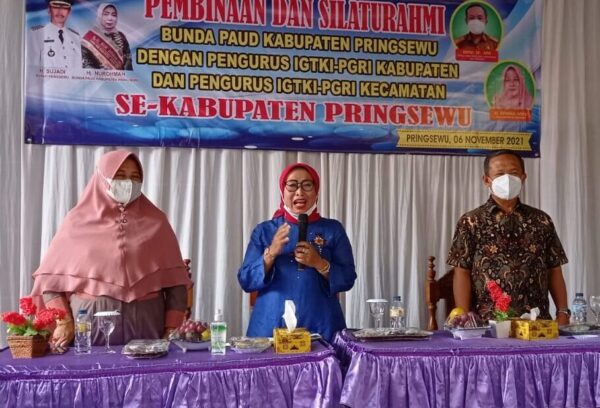 Bunda Paud Silahturahmi dengan IGTKI PGRI