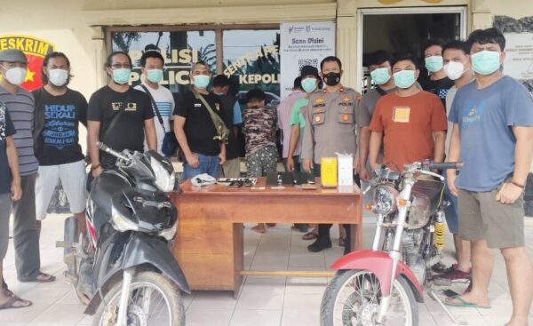 Buron Satu Bulan Dua Pencuri Motor Asal Abung Timur Ditangkap Polres Tulang Bawang