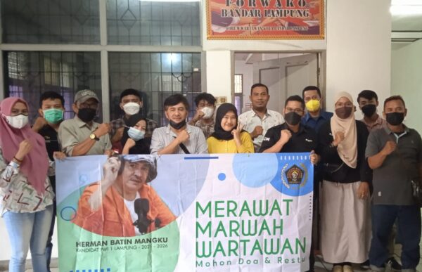 Silahturahmi Calon Ketua PWI, Herman Batin Mangku Kunjungi Forwako Juga Dialog Soal Upeti