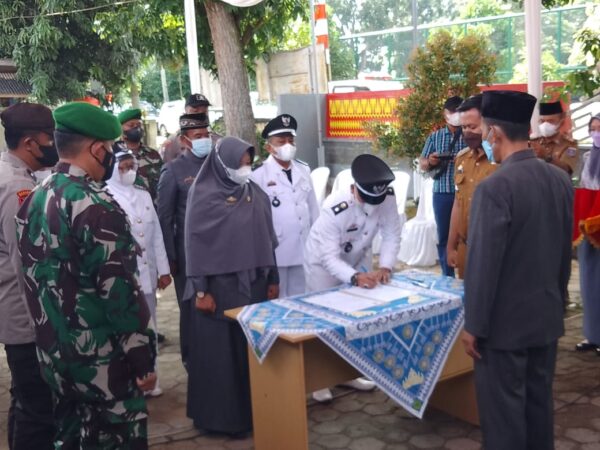 Tiga Lurah di Kecamatan Metro Barat Serahterima Jabatan