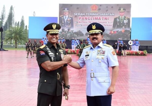Panglima TNI Serah Terima Jabatan