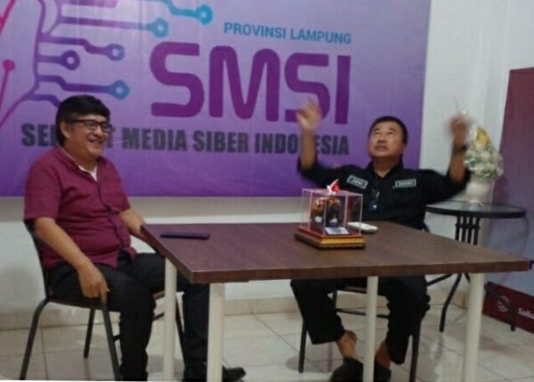 Ketua SMSI Lampung Titip Pertahankan Marwah PWI Kepada Herman Batin Mangku