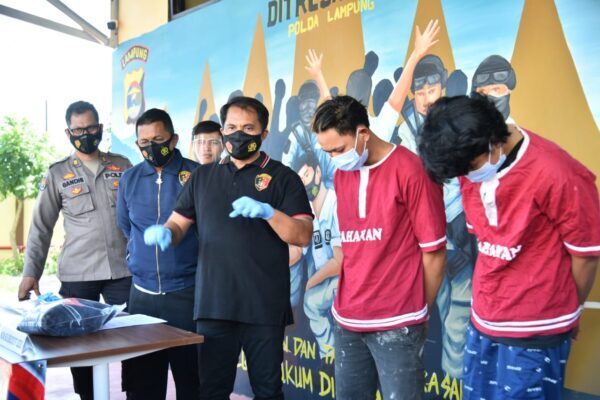 Tim Jatanras Polda Lampung Gulung Dua Komplotan Jambret Satu Warga Mesuji dan Bekasi