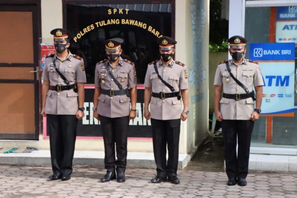 AKBP Sunhot P Silalahi Pimpin Sertijab Kasat Reskrim dan Kasat Samapta Polres Tubaba