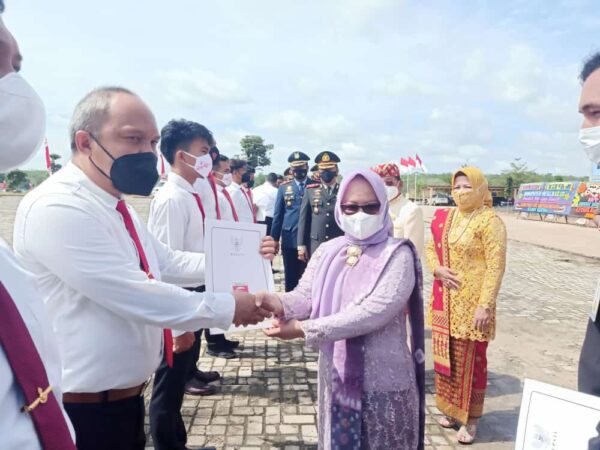 Upacara HUT ke 13 Kabupaten Mesuji Bangkit Bisa