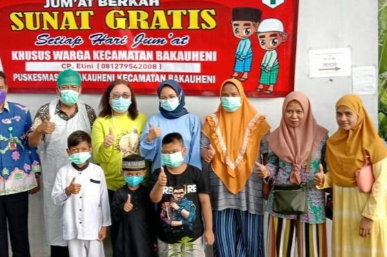 Sambut HKN, Pemkab Lamsel Gelar Sunat Masal Gratis di Seluruh Puskesmas
