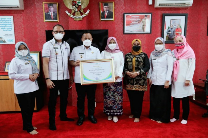 Kabupaten Lamsel Sabet Dua Penghargaan Sekaligus Dari Kementerian PPA