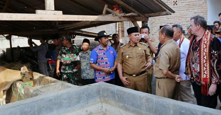 KPT Maju Sejahtera Binaan Dinas Peternakan dan Keswan Kabupaten Lamsel Raih Penghargaan Nasional dari BI