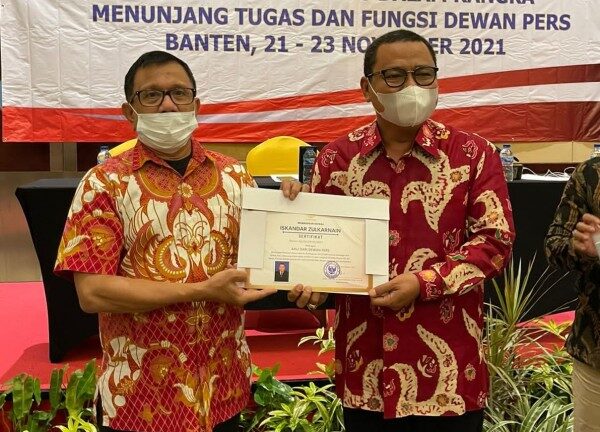 Dewan Per Kukuhkan 57 Ahli Pers Termasuk Dua dari Lampung