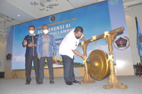 Gubernur Sambut Tawaran Ketua PWI Pusat Lampung Tuan Rumah HPN 2024