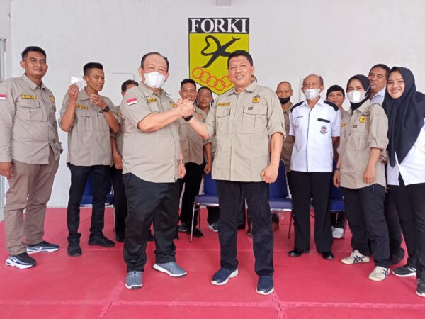 Hanibal Kukuhkan Pengurus KKI dan FORKI Lampung Utara