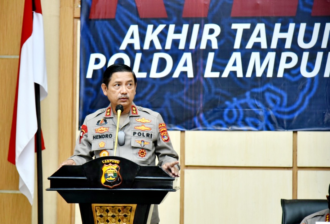 Rilis Akhir Tahun Polda Lampung Ungkap 230 Begal 18 Polisi Dipecat Hingga 1657 Kasus Narkoba