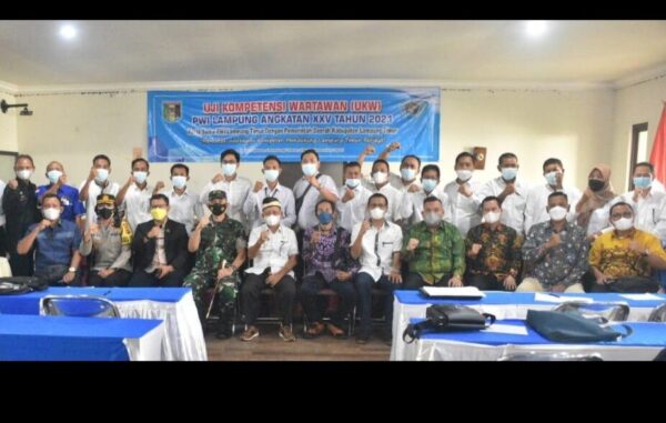 PWI Lampung Timur Tambah 25 Wartawan Kompeten Satu Wartawan Sinarlampung.co