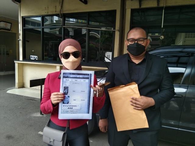 Seorang Wanita Melaporkan Ketua Parpol Yang Juga Menteri ke Mabes Polri dan Komnas Ham