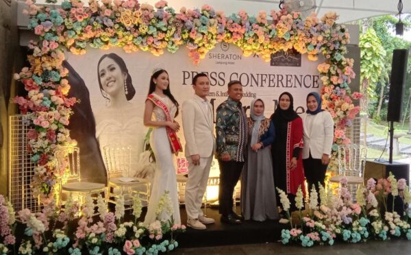 Sheraton Lampung Hotel bersama TY Organizer lakukan Press Conference di bidang Wedding Organizer