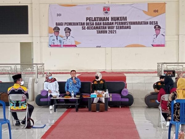 KADES dan Perangkat Way Serdang Ikuti Pelatihan Hukum
