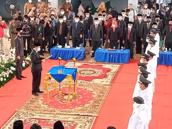 141 Kades di Lampung Utara Diambil Sumpahnya