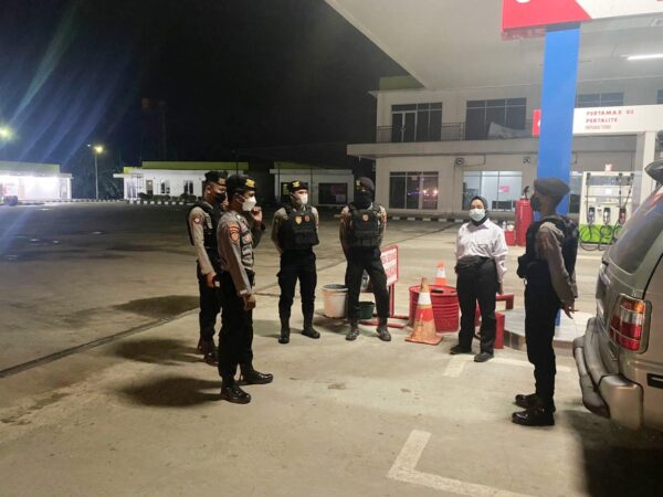 Cegah Omicron Jelang Nataru, Polres Tulang Bawang Patroli Samapta Presisi