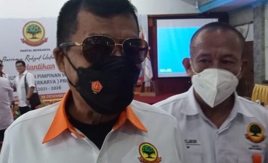 Lantik DPW Lampung Partai Berkarya Targetkan Perolehan Satu Fraksi di Pemilu 2024