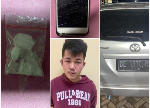 Ditangkap Polisi Bandar Sabu Asal Pesawaran Banting HP untuk Hilangkan Jejak Jaringan